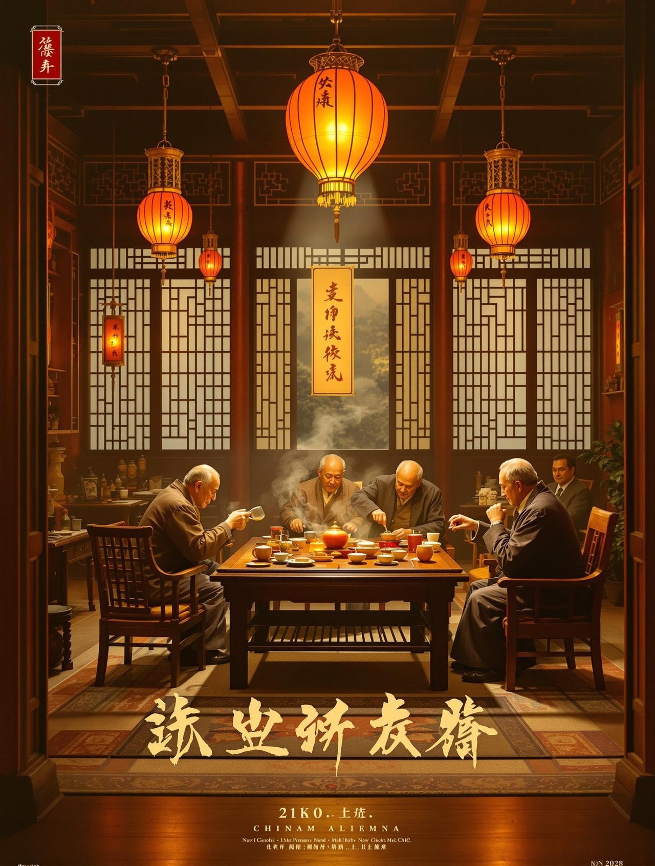 小影影视作品《老茶馆》海报